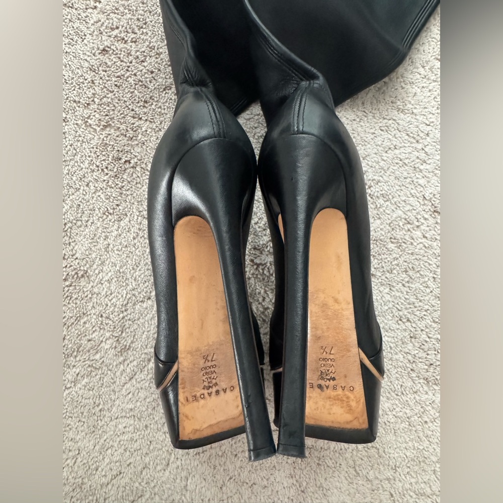 Casadei Flora Over the Knee Boots 37 - Picture 4 of 5